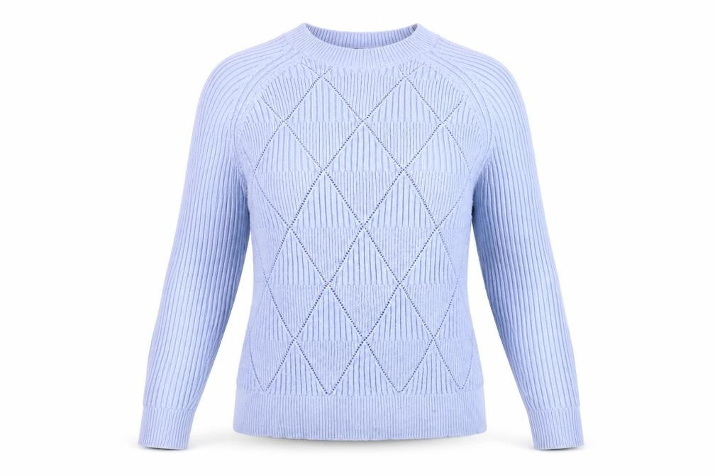 Marks & Spencer Women's Blue Knit Pullover Jumper