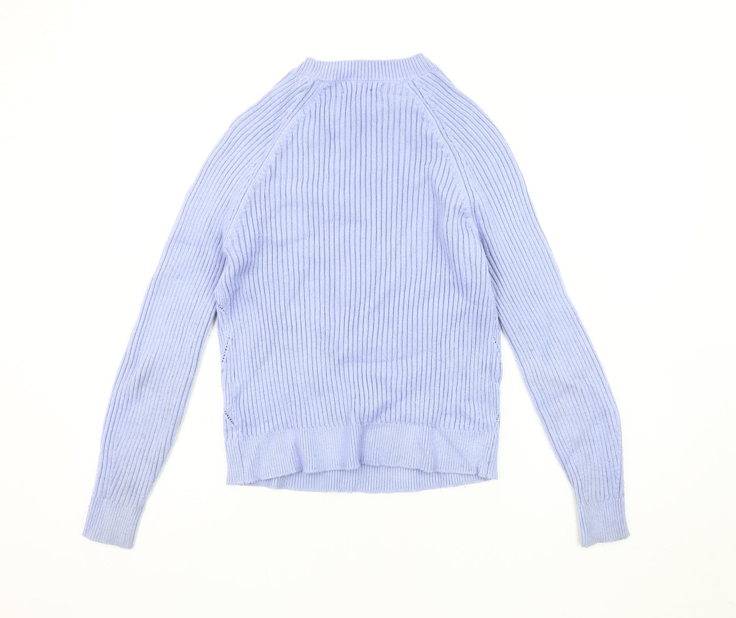 Marks and Spencer Women's Blue Knit Pullover Jumper