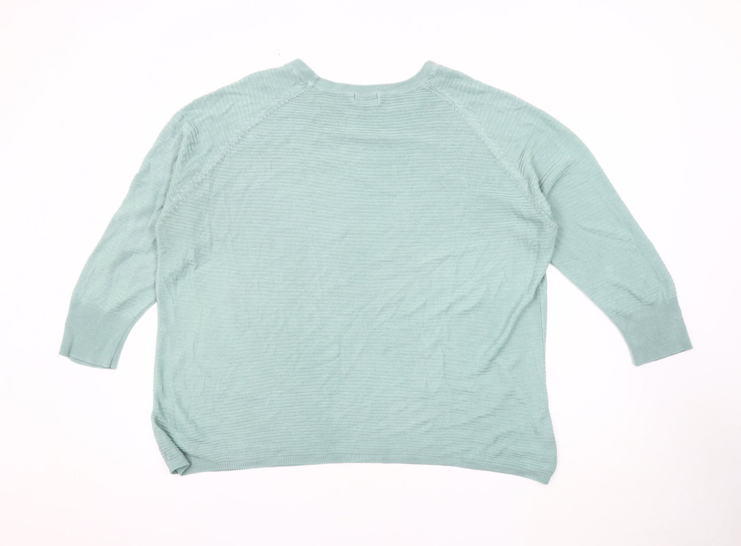 Jacqueline de Yong Women's Blue Crew Neck Pullover Jumper L