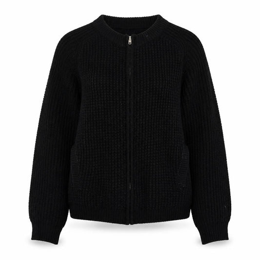 Warehouse Women's Black Full Zip Jumper Size 8