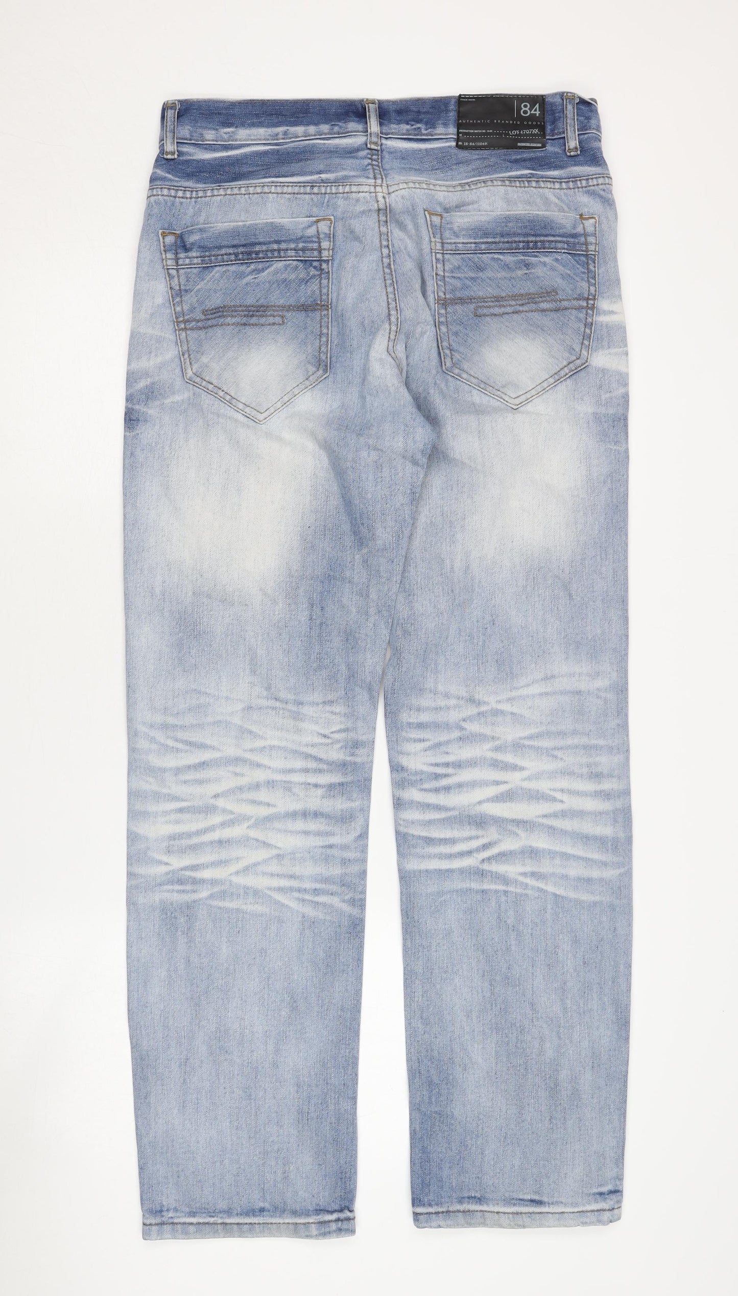 Peacocks Men's Blue Straight Jeans W32 L32