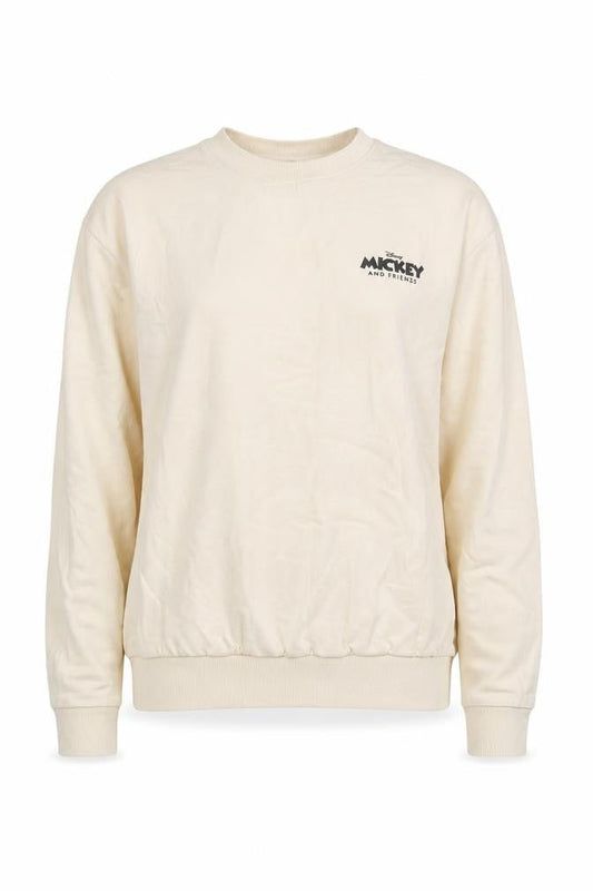 Disney Women Beige M Sweatshirt Mickey Friends Graphic