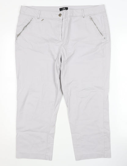 Wallis Women's Grey Trousers Size 16