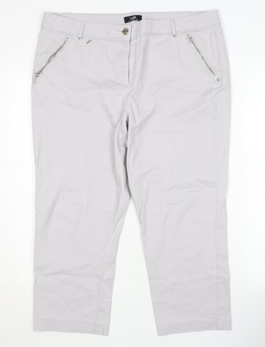 Wallis Women's Grey Trousers Size 16