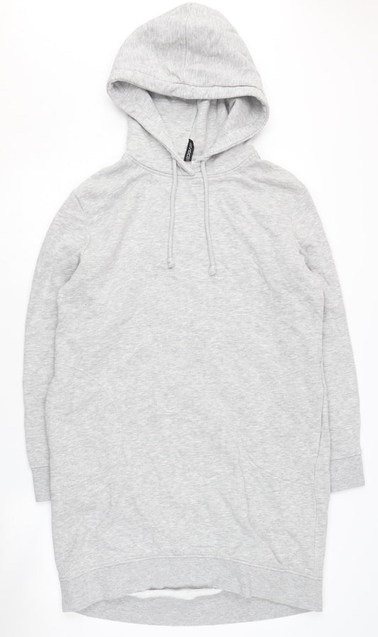 H&M Women’s Grey Hoodie Size 12 Casual Autumn