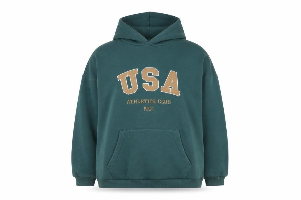 Boohoo Women's Green Hoodie, UK 20, Casual, Comfortable