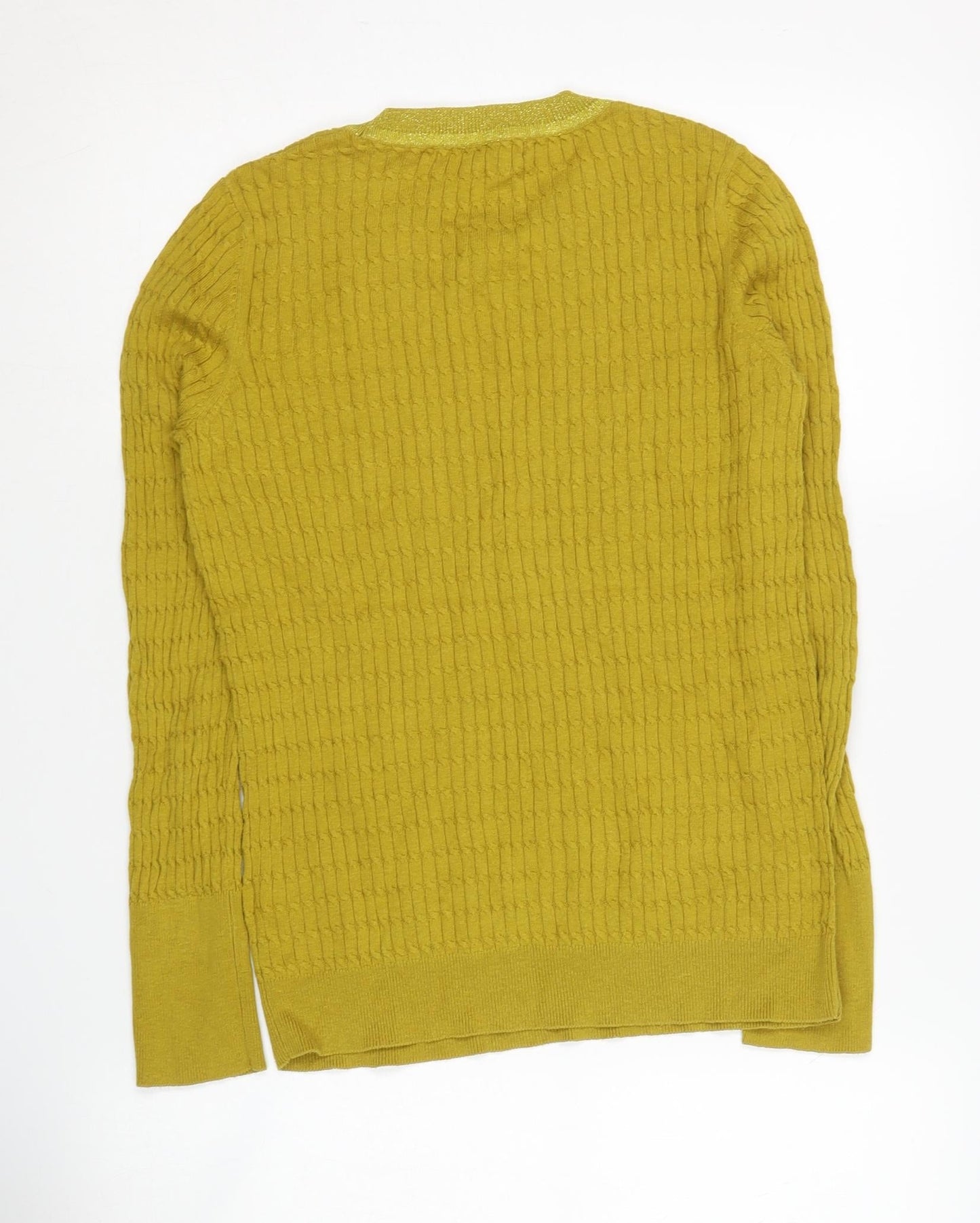 Next Women Green Pullover Crew Neck Jumper Size 12