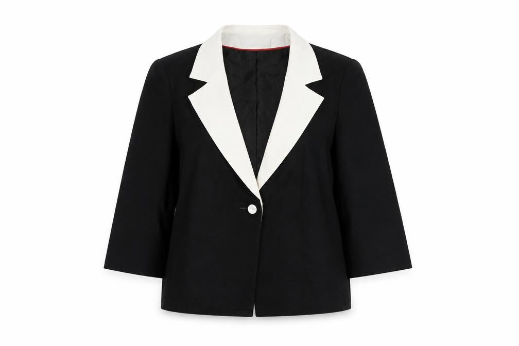 Windsmoor Women's Black Shawl Collar Blazer, Size 12