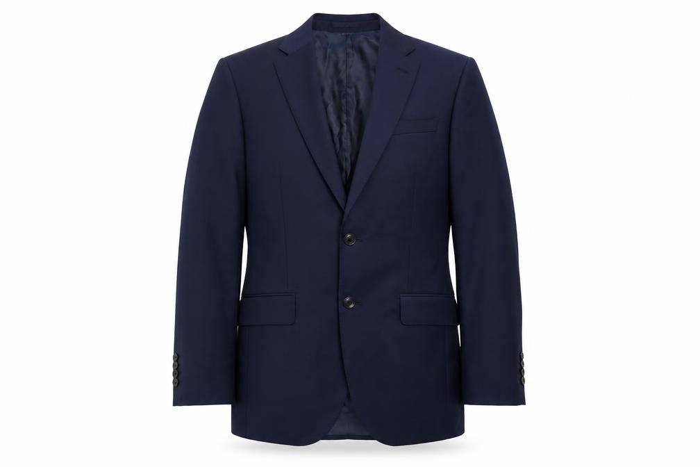 Marks & Spencer Men's Blue Wool Blazer, Size 36R