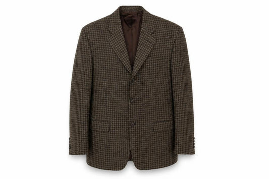 Berwin & Berwin Men's Brown Check Blazer 40L