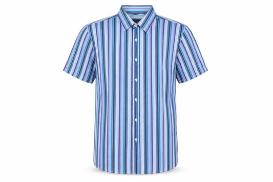 Thomas Nash Men's Multicoloured Striped Shirt M