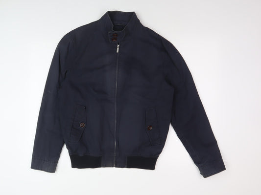 Jasper Conran Men's Blue Bomber Jacket S