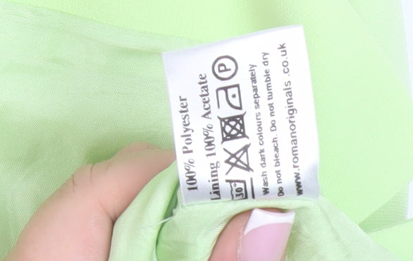 Roman Originals Women Green Tank Top Size 16