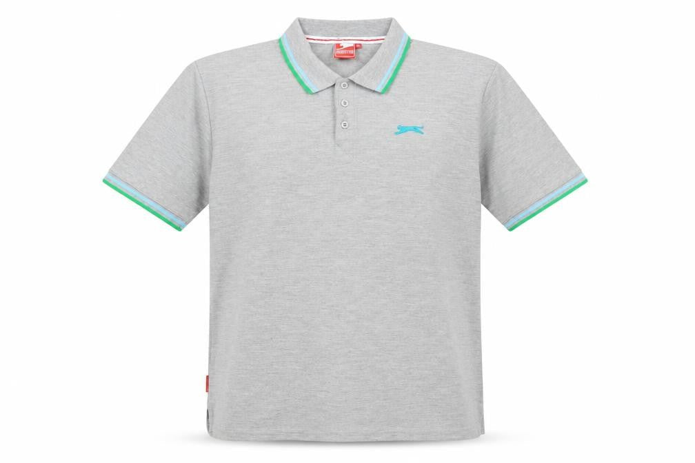Slazenger Grey Men's XL Polo Shirt Short Sleeve