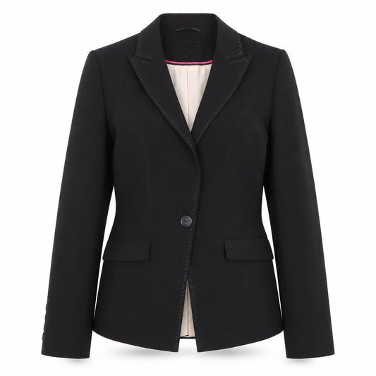 Next Women's Black Blazer, Size 12, Regular Fit