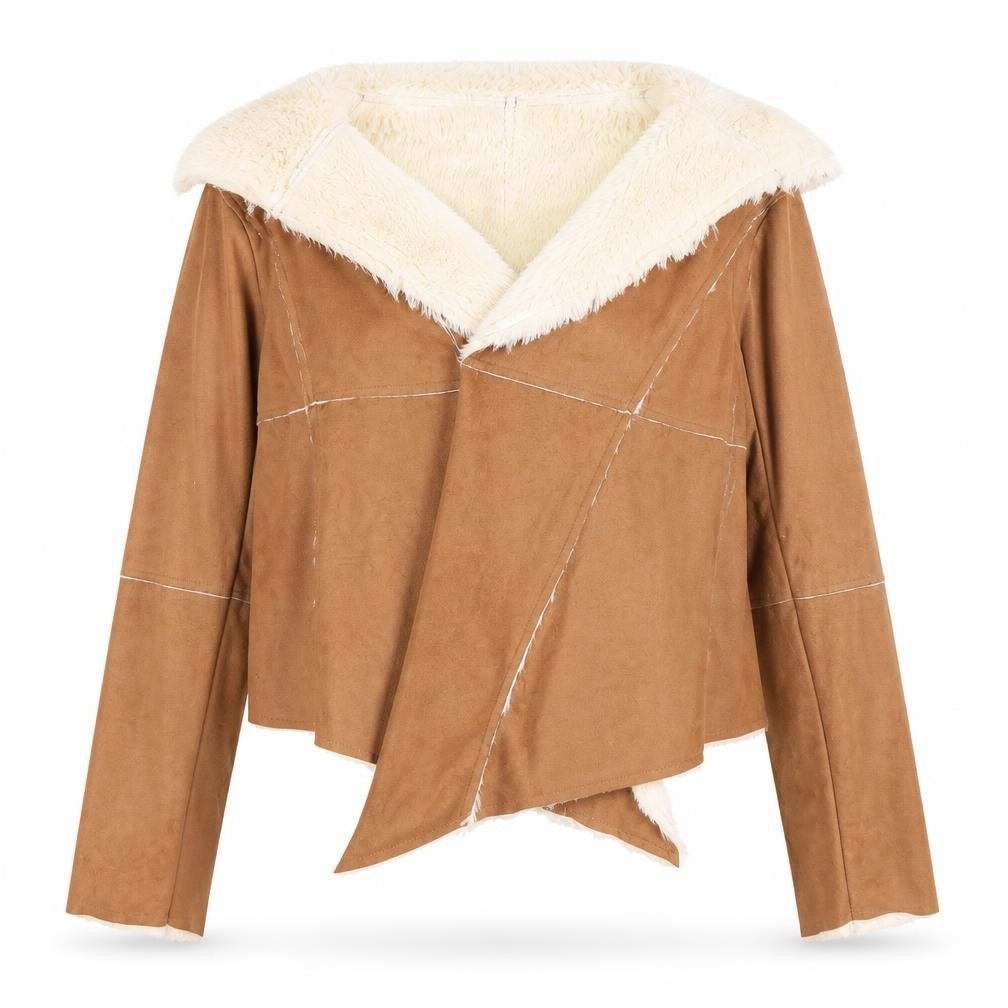 Me Jane Women's Brown Cropped Jacket M