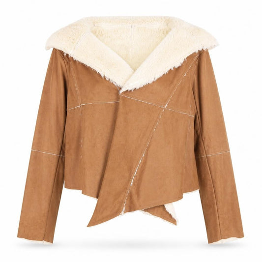 Me Jane Women's Brown Cropped Jacket M