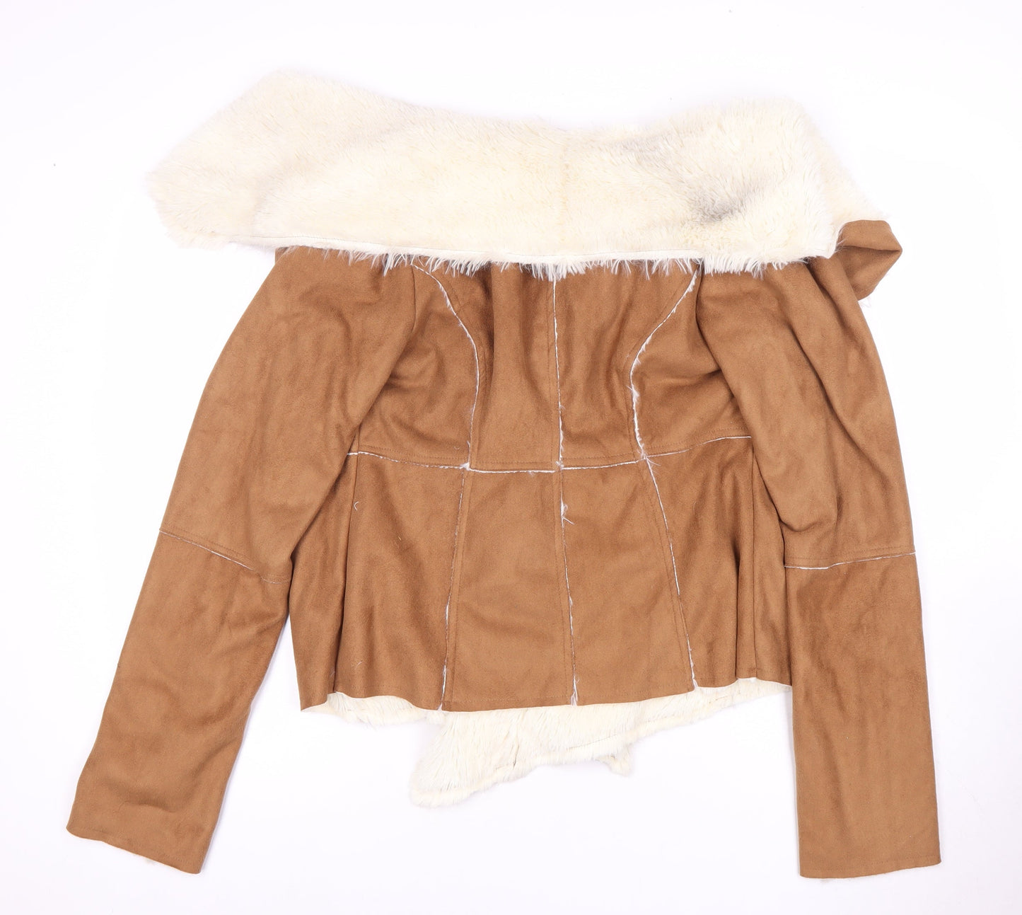 Me Jane Women's Brown Cropped Jacket M
