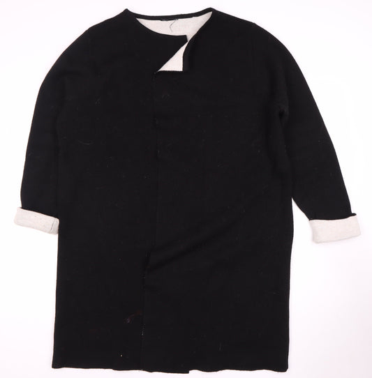 Wallis Women's Black Cardigan L Jersey Long Sleeve
