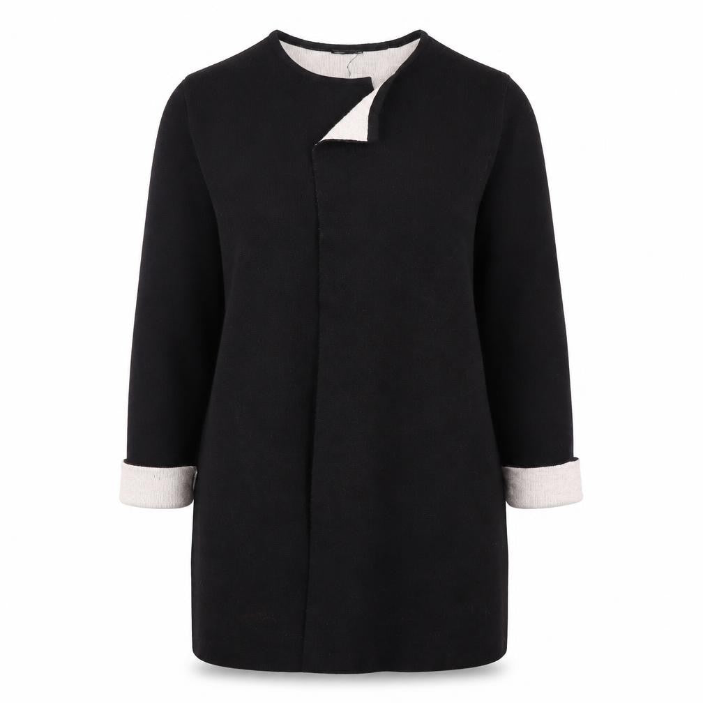 Wallis Women's Black Cardigan L Jersey Long Sleeve