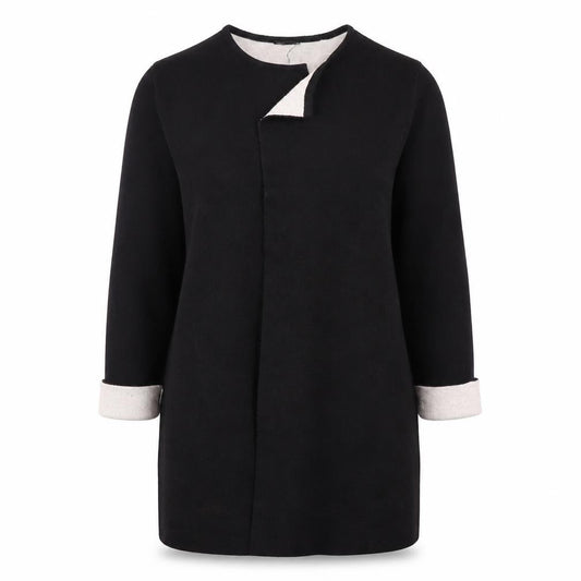 Wallis Women's Black Cardigan L Jersey Long Sleeve