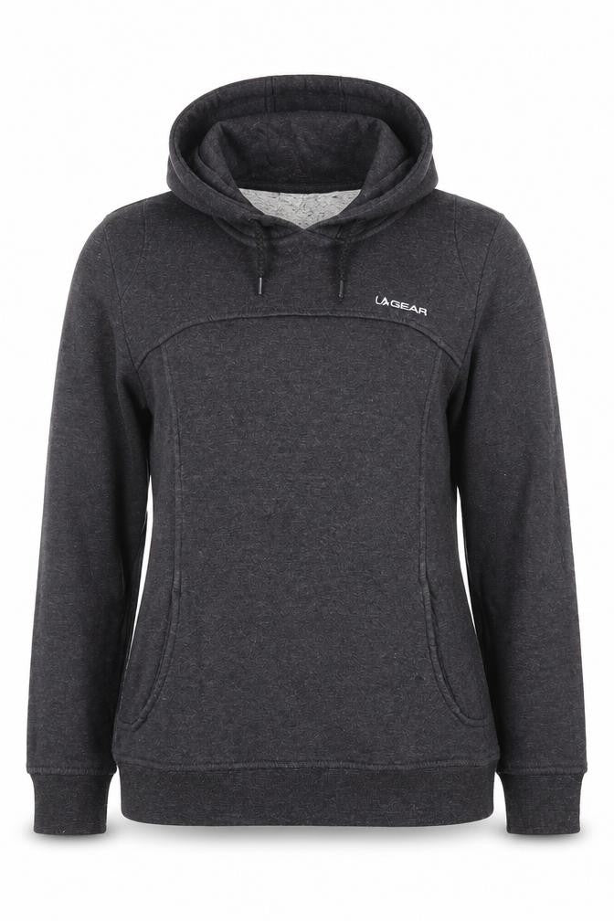 LA Gear Women's Grey Pullover Hoodie Size 10