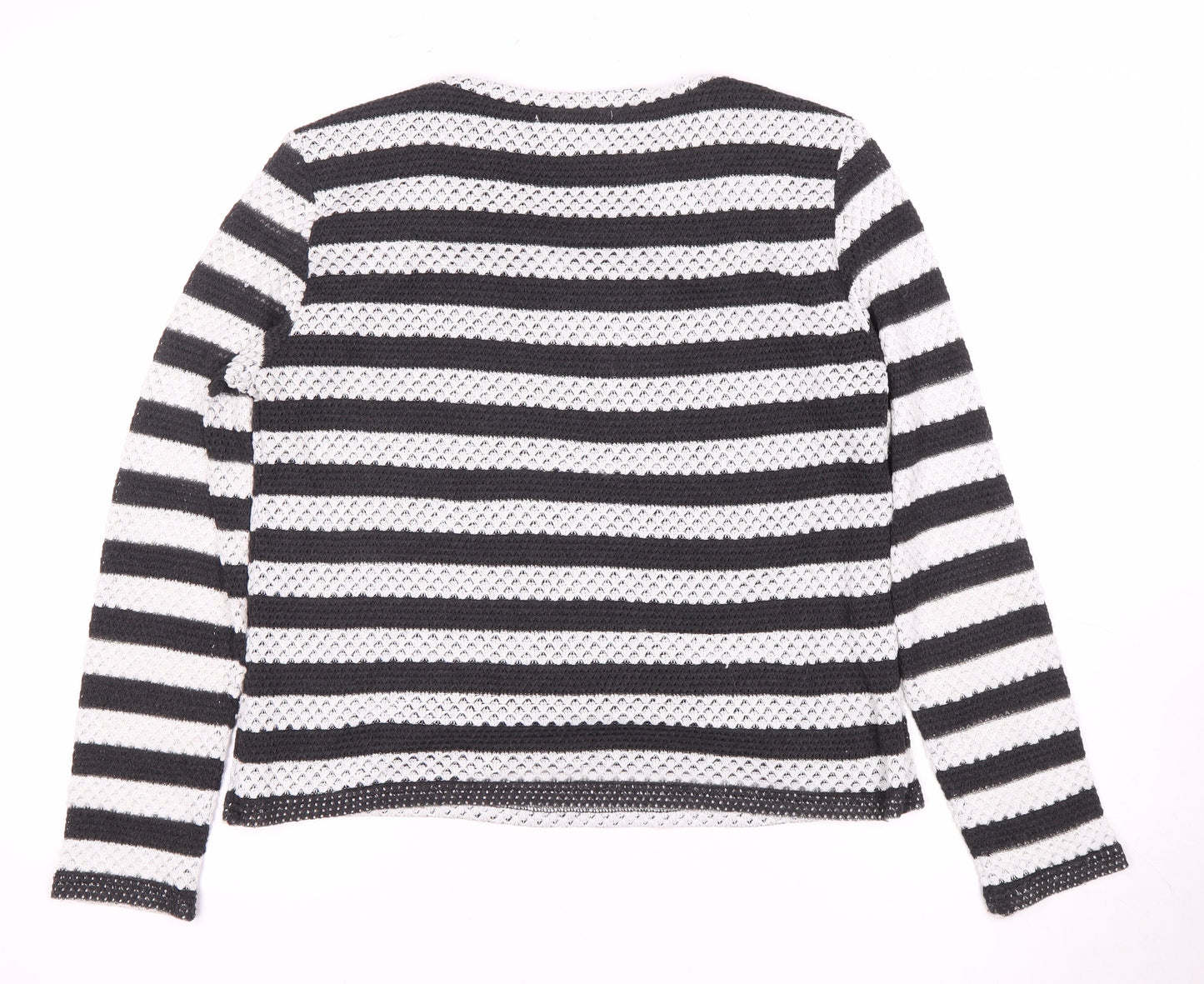 Oasis Women's Striped Long Sleeve T-Shirt Size 8