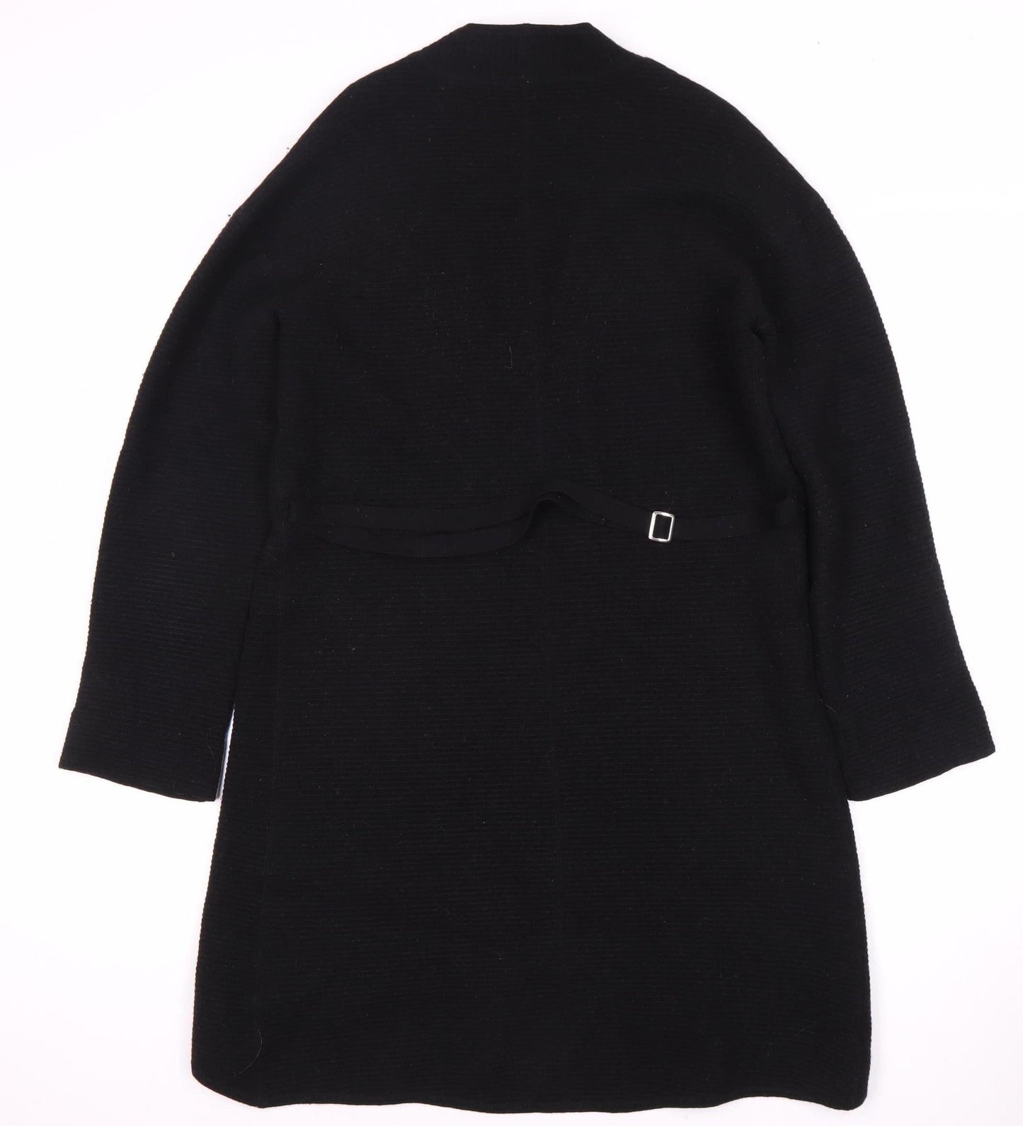 Planet Black Women's Medium Open Front Cardigan with Buckle