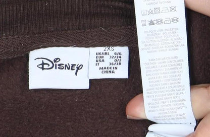 Preloved Disney Bambi Brown Sweatshirt, 2XS, Casual Winter - Detail