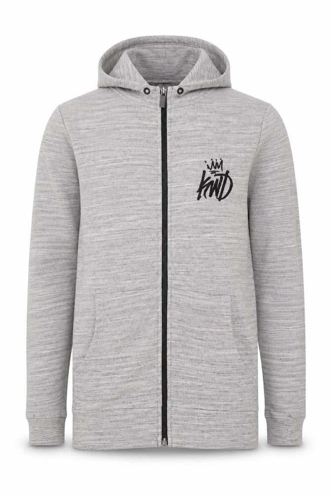 Kings Will Dream Men's Grey Full Zip Hoodie S