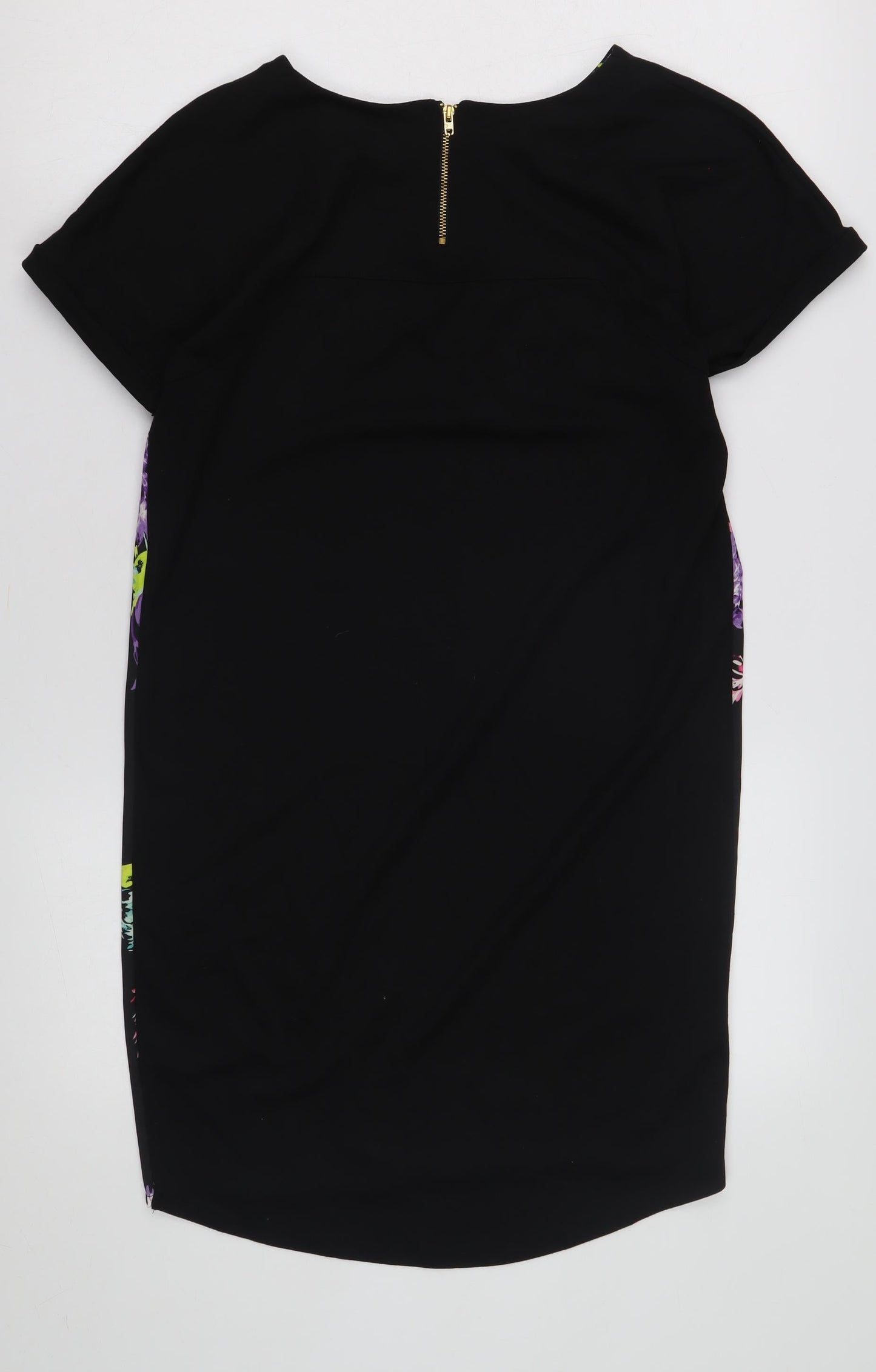 Warehouse Women's Black Floral Dress, Size 8