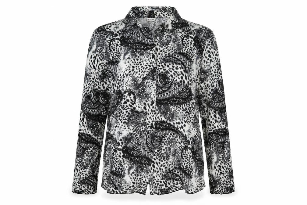Damart Women's Multicoloured Paisley Blouse Size 12