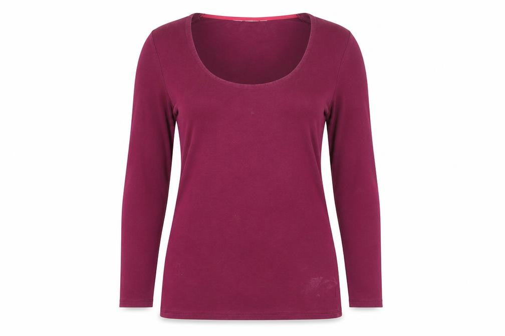 Boden Women's Purple Long Sleeve Jersey Top Size 10