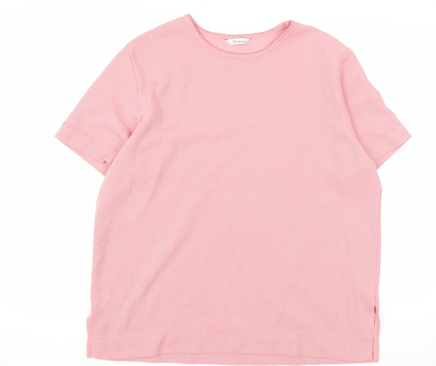 Berketex Women's Pink Basic T-Shirt, Size 16, Casual Style