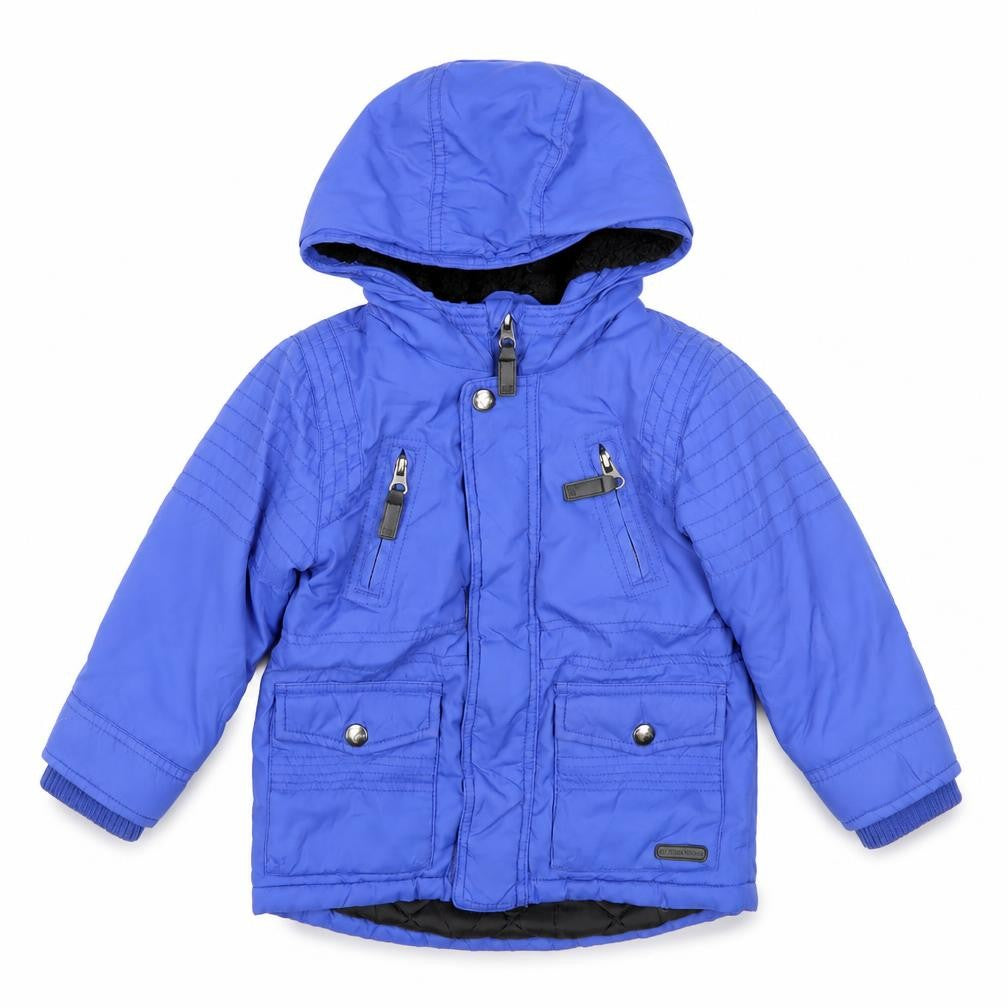 RJR.John Rocha Boys Blue Hooded Jacket 2-3 Years