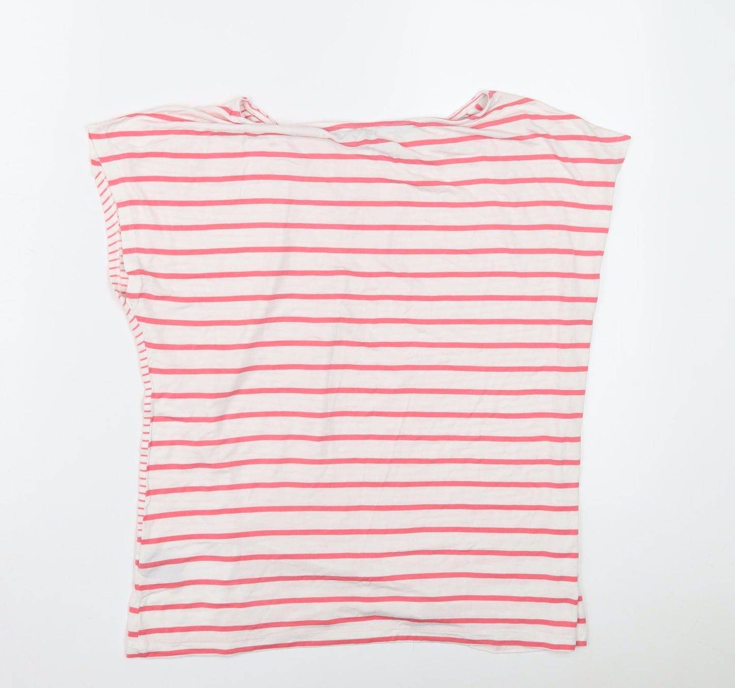 Crew Clothing Company Women's Multicoloured Striped Top Size 12