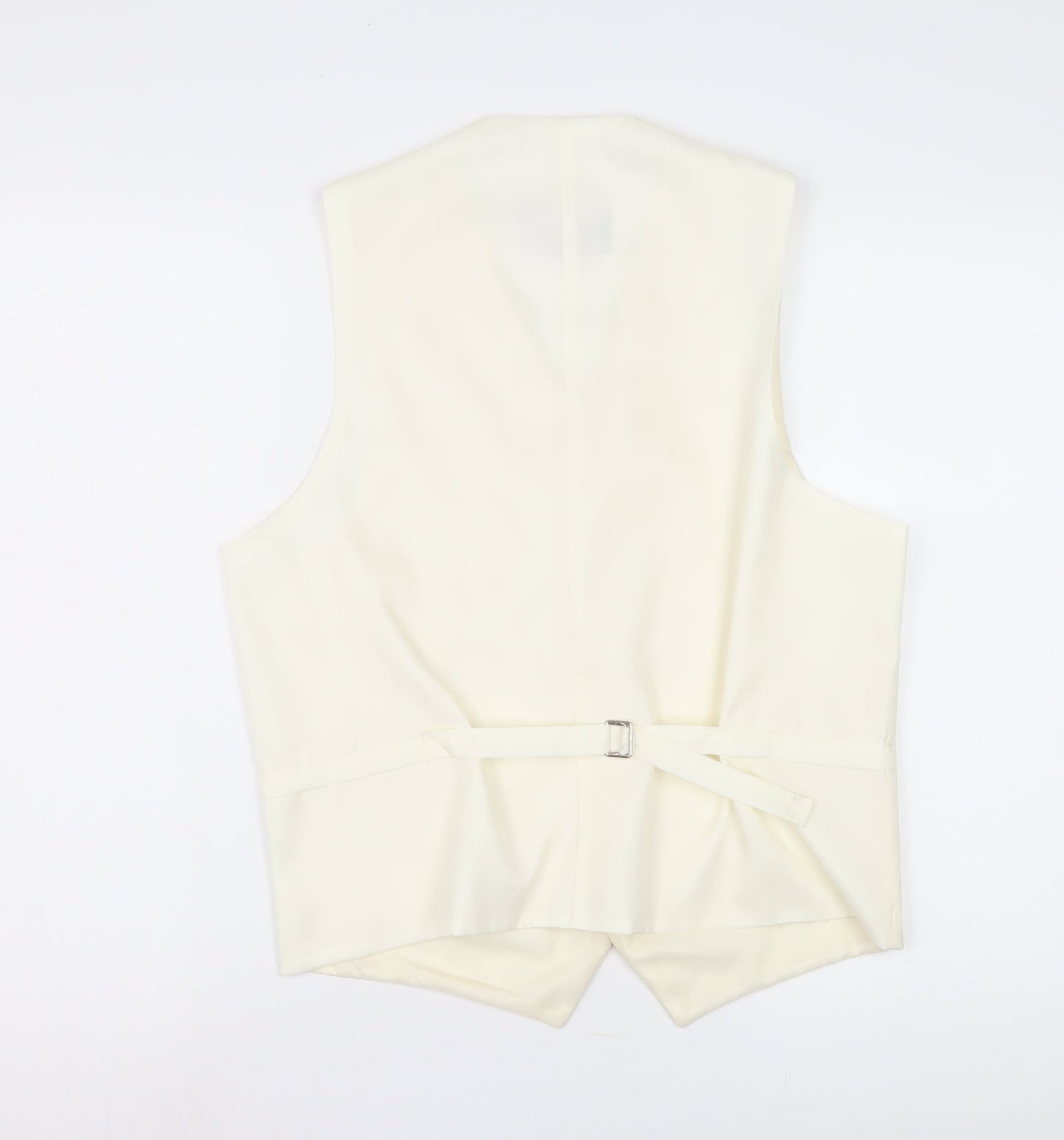 Heirloom Men's Ivory Check Waistcoat, Size 38