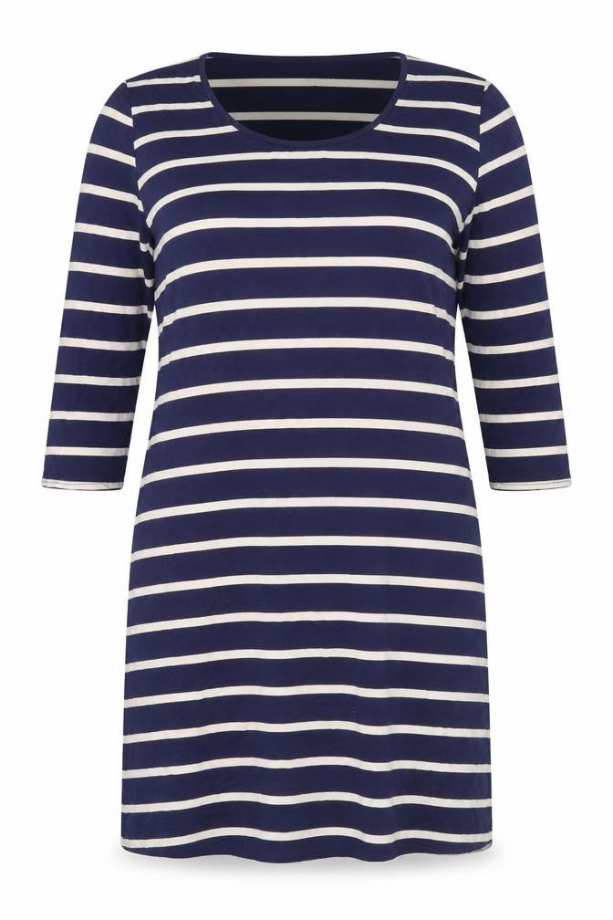 Collection by First Avenue Women's Blue T-Shirt Dress Size 16