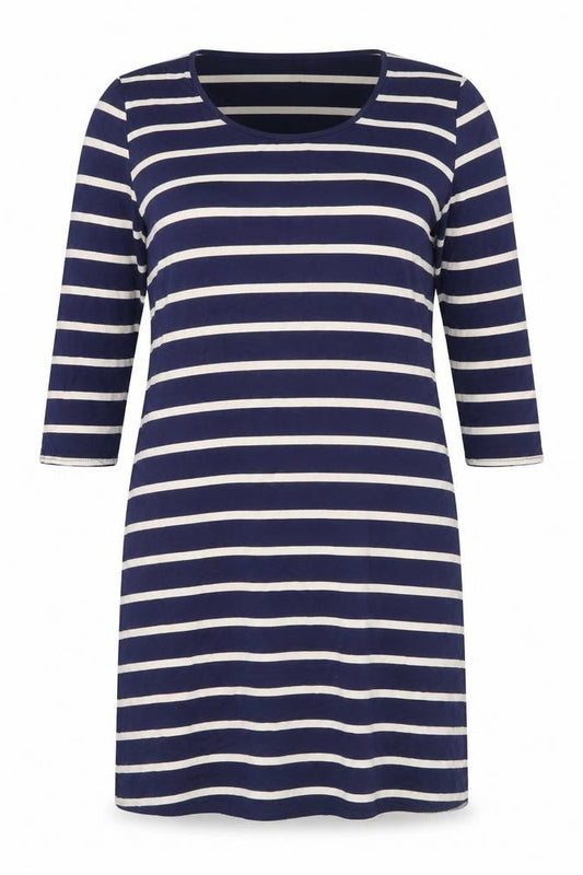 Collection by First Avenue Women's Blue T-Shirt Dress Size 16