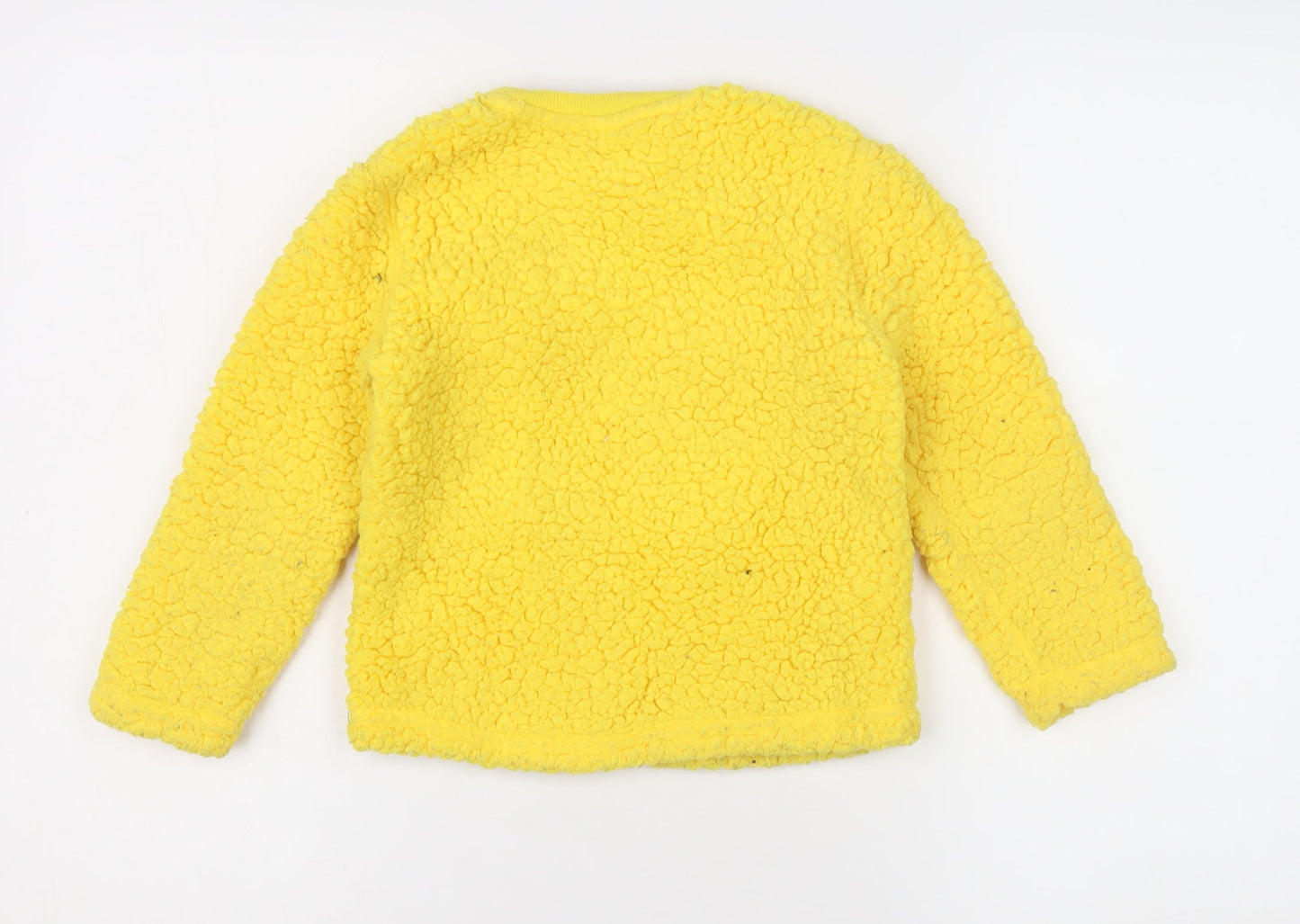 Minions Girls Yellow Fleece Pullover Sweatshirt 5-6 Years
