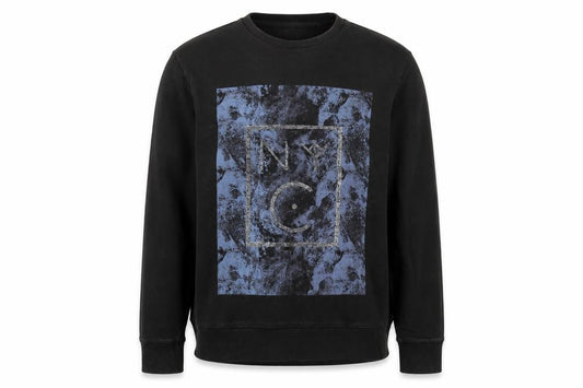 Next Men's Black Graphic Print Sweatshirt L