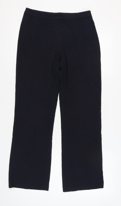 Debenhams Women's Black Straight Trousers, Size 12