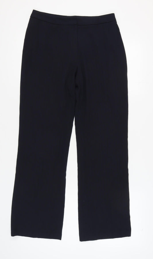 Debenhams Women's Black Straight Trousers, Size 12