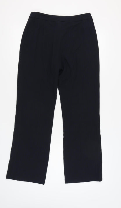 Debenhams Women's Black Straight Trousers, Size 12