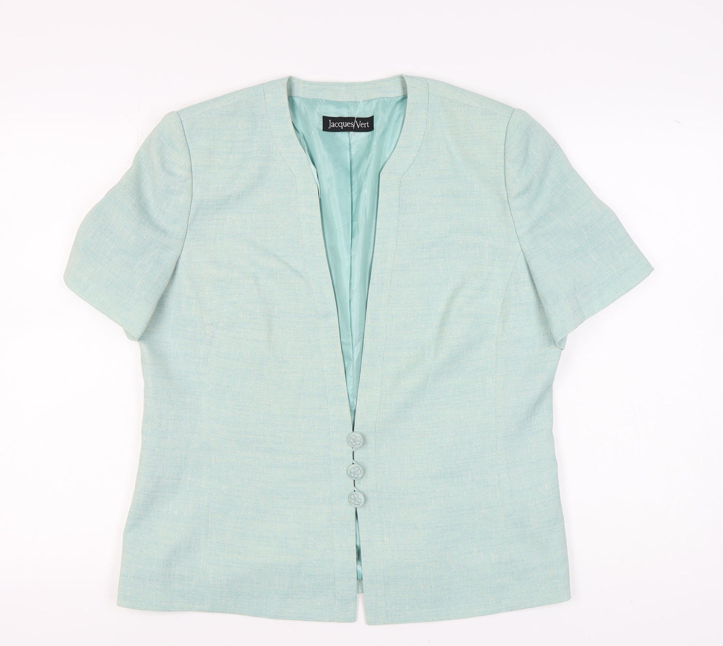 Jacques Vert Women's Green Suit Jacket Size 16