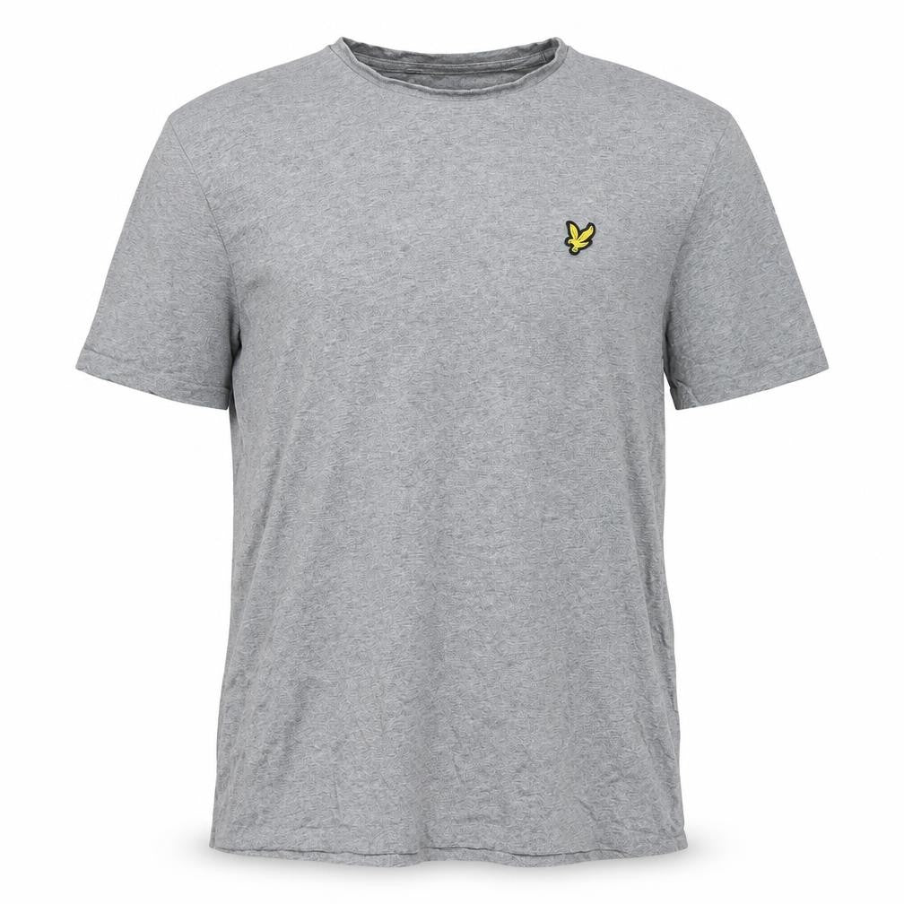 Lyle & Scott Men's Grey Cotton T-Shirt, Size M