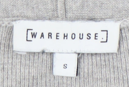 Warehouse Women's Grey Cardigan - Size S