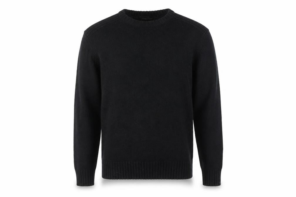 Charles Norton Men's Black L Pullover Jumper, Crew Neck
