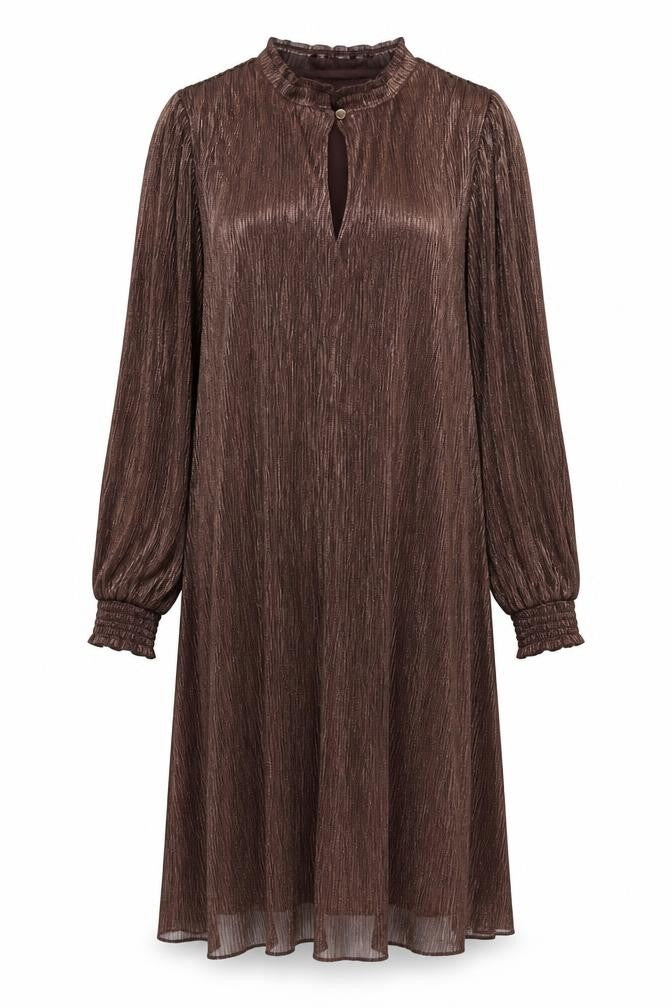 Phase Eight Women's Brown Long Sleeve Dress Size 10