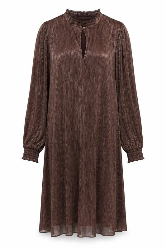 Phase Eight Women's Brown Long Sleeve Dress Size 10